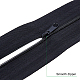BENECREAT Nylon Invisible Widen Zipper Fastener(FIND-BC0001-69B)-5