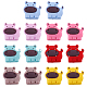 Pandahall 14Pcs 7 Colors Cattle Silicone Beads(SIL-TA0001-55)-1