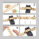 SHEGRACE Stainless Steel Panther Chain Watch Band Bracelets(JB676A)-3