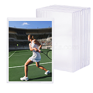 Transparent Acrylic Photocard Gaming Sleeve Frame Stands, for Desk Home Decoration, Rectangle, Clear, 95x69x4mm, Inner Diameter: 90X64mm(DIY-WH0410-41)