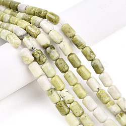 Natural Jade Beads Strands, Barrel, 9.5~10.5x6~7mm, Hole: 0.7mm, about 38pcs/strand, 15.16~15.35 inch(38.5~39cm)(G-N346-01B-13)