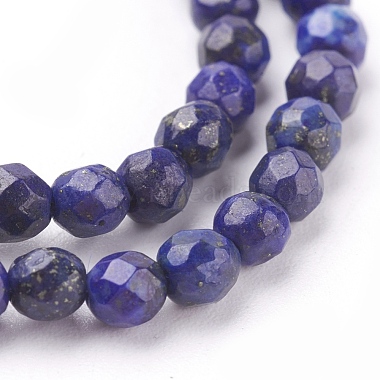 Natural Lapis Lazuli Beads Strands(G-G059-4mm)-3