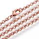 Iron Rolo Chains Necklace Making(MAK-R015-60cm-R)-1