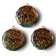 Flat Round Epoxy Resin Pendants(G-R478-22I)-1