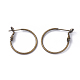 Brass Hoop Earrings(KK-I665-26B-AB)-1