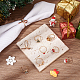 18Pcs 6 6 Style Santa Claus & Christmas Tree & Flower & Deer & Candy Cane Enamel Adjustable Rings Set(RJEW-NB0001-03)-4