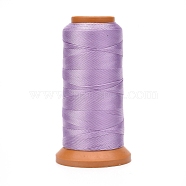Polyester Threads, for Jewelry Making, Medium Purple, 0.12mm, about 1640.41 yards(1500m)/roll(NWIR-G018-A-08)