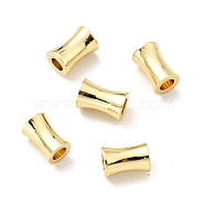 Brass Beads, Cadmium Free & Lead Free, Column, Real 18K Gold Plated, 6x4mm, Hole: 2mm(KK-G416-02G)