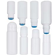 12 Sets 4 Styles Sponge Head Applicator Bottle, HDPE(High Density Polyethylene) Liquid Liniment Bottle, Refillable Skin Care Cosmetic Travel Container, Snow, 9.9~12.5x2.9~4cm, Capacity: 20~100ml(0.68~3.38fl. oz), 3 sets/style(DIY-GF0006-95)