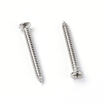 Stainless Steel Screws, Stainless Steel Color, 3.4x0.7cm