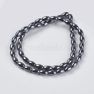 Non-magnetic Synthetic Hematite Beads Strands(X-G-H1080-1)-2