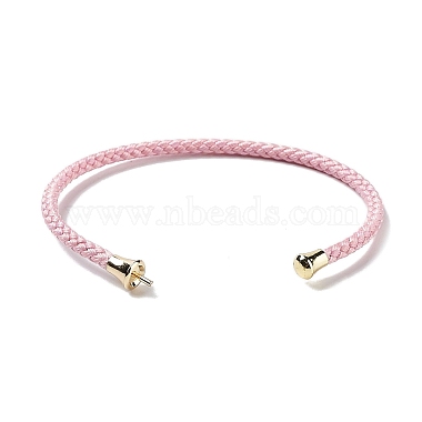 Pink Stainless Steel Cuff Bangles