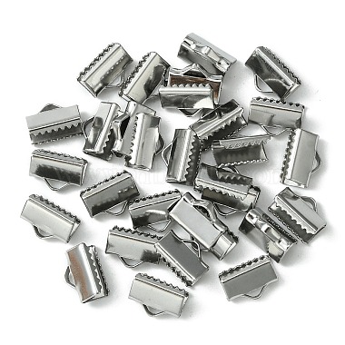 Stainless Steel Color 304 Stainless Steel Ribbon Ends