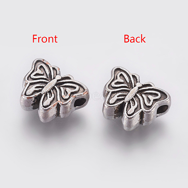 Tibetan Style Alloy Butterfly Beads(TIBEP-GC180-AS-RS)-2