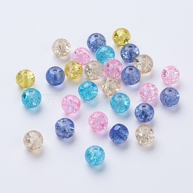 Baking Painted Crackle Glass Beads(DGLA-X0006-8mm-04)-2