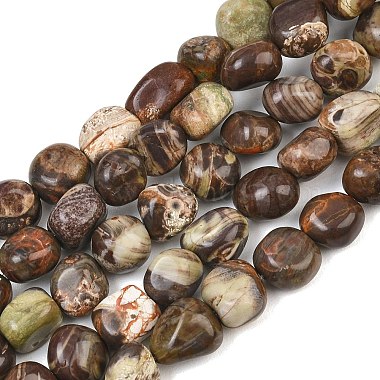 Natural Flower Agate Beads Strands(GG-CBA787B-A34)-2