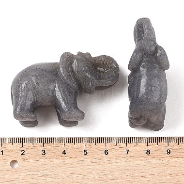 Natural Blue Aventurine Carved Elephant Decorations(DJEW-M013-01A)-3