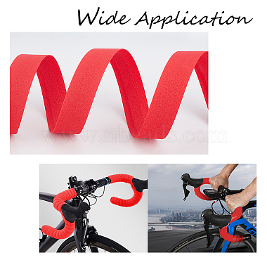 Cintas de manillar de bicicleta de carretera de cuero artificial superfinding(FIND-FH0002-18)-5