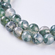 Chapelets de perles en agate mousse naturelle(G-L470-31-6mm)-1