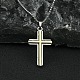 201 Stainless Steel Pendant Necklaces(NJEW-C034-43A-AS)-2