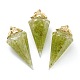 Resin Pointed Pendants(G-L571-01)-2