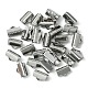 304 Stainless Steel Ribbon Crimp Ends(STAS-YW0001-78C)-1