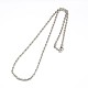 Fashionable 304 Stainless Steel Rope Chain Necklace Making(STAS-A028-N052)-2