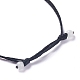 Adjustable Natural Black Tourmaline Pendant Necklaces(NJEW-P254-01)-3