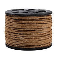Faux Suede Cords, Faux Suede Lace, Camel, 3mm, about 100yards/roll(LW-S013-2)