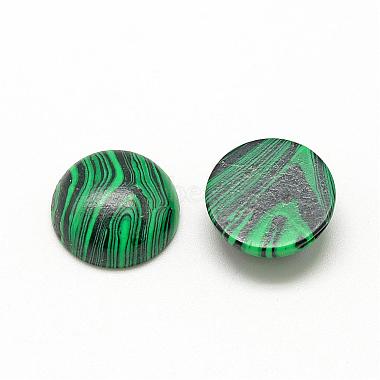 Synthetic Malachite Cabochons(G-R416-10mm-38)-2