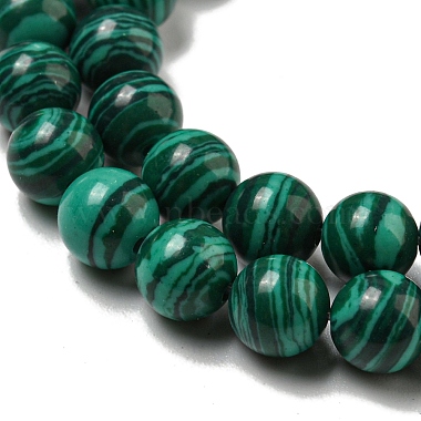 Synthetic Malachite Beads Strands(G-B071-F01-02)-3