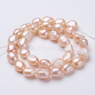 Natural Cultured Freshwater Pearl Beads Strands(PEAR-P002-47-01)-2