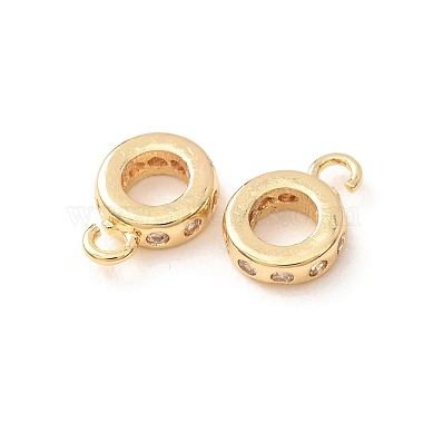 Brass Micro Pave Cubic Zirconia Tube Bails(CU-F942-20G)-2