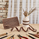 Polyester Centipede Braided Wavy Ribbon(OCOR-WH0070-319B)-4