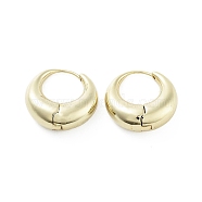 Double Horn Brass Stud Earrings, Long-Lasting Plated, Lead Free & Cadmium Free, Real 18K Gold Plated, 21x8mm(EJEW-Q811-23G)