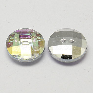 Taiwan Acrylic Rhinestone Buttons(BUTT-F022-11.5mm-14)-2