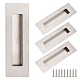 304 Poignée de porte de grange à tirette affleurante en acier inoxydable(FIND-WH0155-026)-1