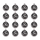 Platinum Plated Alloy Charms(X-ENAM-S118-02S-P)-2