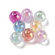 UV Plated Transparent Acrylic Beads(X-OACR-Z013-10)-1