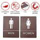 Gorgecraft Acrylic Bathroom Sign Stickers(DIY-GF0002-48)-3