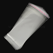 OPP Cellophane Bags, Rectangle, Clear, 21.5x8cm, Hole: 8mm, Unilateral thickness: 0.035mm, Inner measure: 16x8cm
(X-OPC-S014-10)