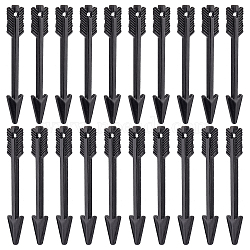 Nbeads 20Pcs Alloy Pendants, for Earring Accessories, Cadmium Free & Lead Free, Arrows, Electrophoresis Black, 29.5x5x2mm, Hole: 1mm(FIND-NB0002-35)