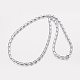 Iron Chain Necklaces(NJEW-P176-03)-1