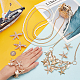 Elite Natural Shell & Alloy Starfish Jewelry Set with ABS Imitation Pearl Beaded(DIY-PH0020-73)-3