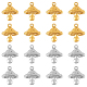 16Pcs 2 Colors 304 Stainless Steel Machine Polishing Charms(STAS-DC0011-66)-1