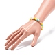 Glass Rondelle Beaded Stretch Bracelet for Women(BJEW-JB08709)-3