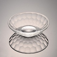 Faceted Bowl Glass Jewelry Displays, Clear, 95x28mm(ODIS-O001-B01)