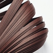 Quilling Paper Strips, Coconut Brown, 530x5mm, about 120strips/bag(DIY-J001-5mm-B26)