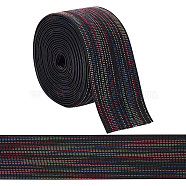 3 Yards Polyester Elastic Bands, Flat Wide Thick Elastic Cord, for DIY Accessories, Colorful, 40mm, about 3.00 Yards(2.74m)/Bag(OCOR-BC0005-82)