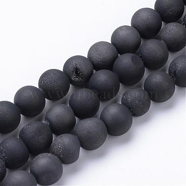 10mm Round Natural Agate Beads